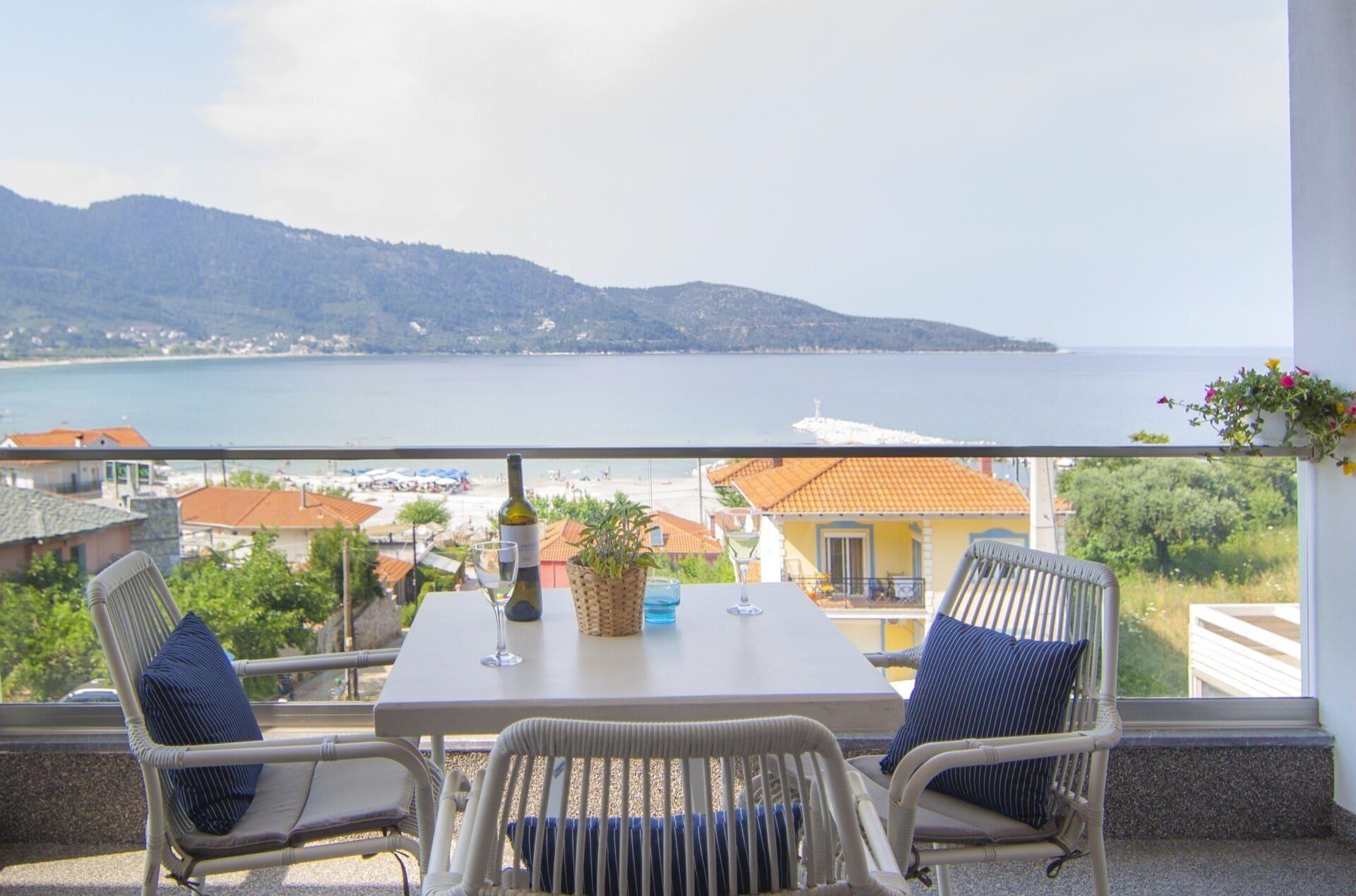 Ntinas Villa With Sea View Skala Potamia  Exterior foto